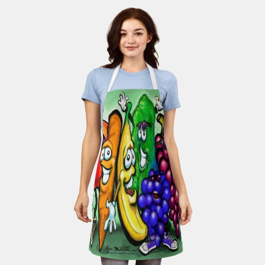 Tablier Alimentation Rainbow Party Apron (Porté)