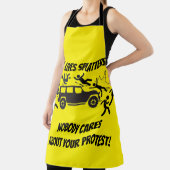 TABLIER ALL LIVES SPLATTERED NOBODY CARES ABOUT YOUR  (Insitu)