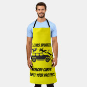 TABLIER ALL LIVES SPLATTERED NOBODY CARES ABOUT YOUR  (Porté)