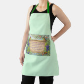 Tablier All-Over Kitchen Apron with Scripture (Insitu)