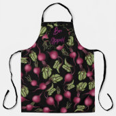 Tablier All-Over Print Apron Bon Appétit con rábano (Recto)