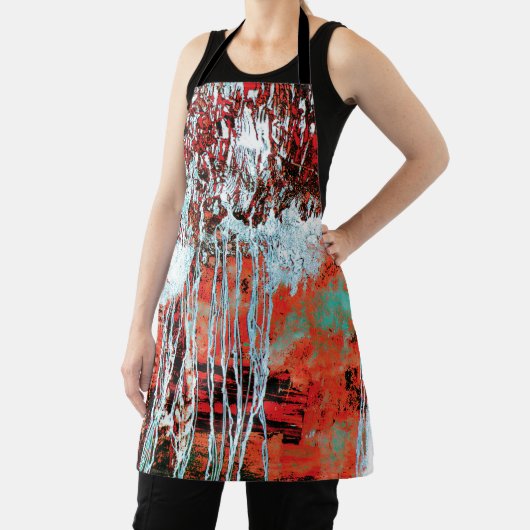 Tablier All‑Over Print Apron – Corrosion Pulse (Insitu)