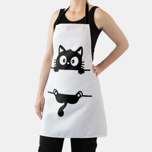 Tablier All-Over Print Apron ,cute cat design (Insitu)
