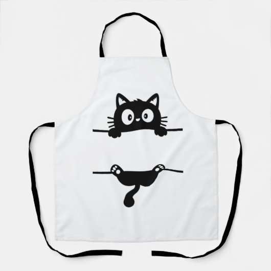 Tablier All-Over Print Apron ,cute cat design (Recto)