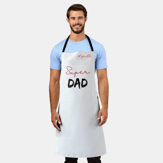 Tablier All-Over Print Apron for Dad (Porté)