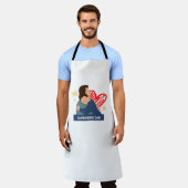 Tablier All-Over Print Apron for Dad (Porté)