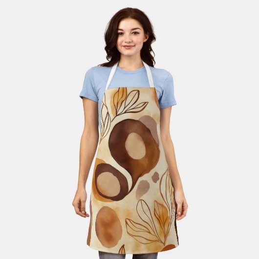 Tablier All-Over Print Apron, Medium (Porté)