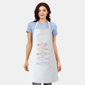 Tablier All-Over Print Apron, Medium fich  (Porté)