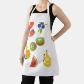 Tablier All-Over Print Apron, Medium fruits  (Insitu)