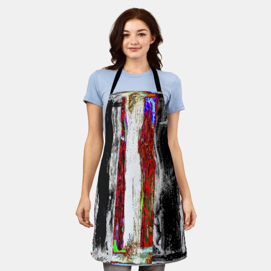 Tablier All-Over Print Apron – Reflection Layers (Porté)