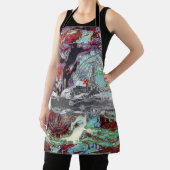 Tablier All‑Over Print Apron – Strata Pulse (Insitu)