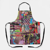 Tablier All‑Over Print Apron – Urban Fractals (Recto)