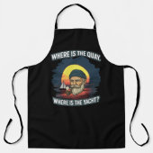 Tablier All-Over Print Apron Where is the quay, where is t (Recto)