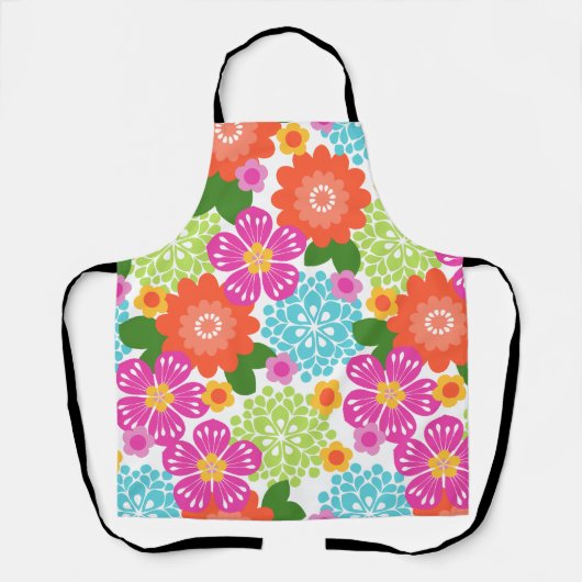 Tablier Allana Garden Hawaiian Graphical Floral - Brights (Recto)