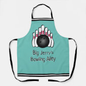 Tablier Allée de Bowling sur mesure (Recto)