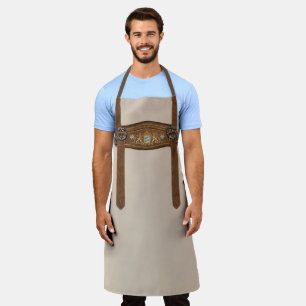 Tablier Allemand et Oktoberfest Lederhosen Apron