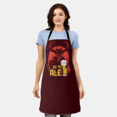 Tablier Aller à Ale - Satan buvant de la bière (Porté)