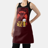 Tablier Aller à Ale - Satan buvant de la bière (Insitu)