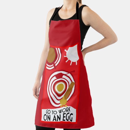 Tablier Aller Au Travail Sur Un Oeuf Wall Art (Insitu)