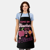 Tablier Allez Enseignants Allons Teach Checker Retro pour (Porté)