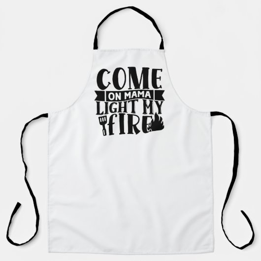 Tablier Allez, maman, allumez mon pare-feu (Recto)