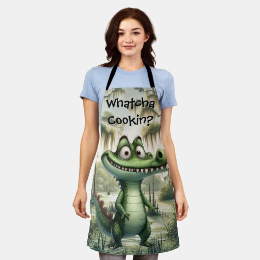 Tablier Alligator dans le marais (Porté)