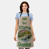 Tablier Alligator Design modifier et ajouter du texte, tab (Porté)