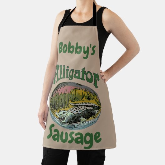 Tablier Alligator Design modifier et ajouter du texte, tab (Insitu)