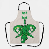 Tablier Alligator Design modifier et ajouter du texte, tab (Recto)