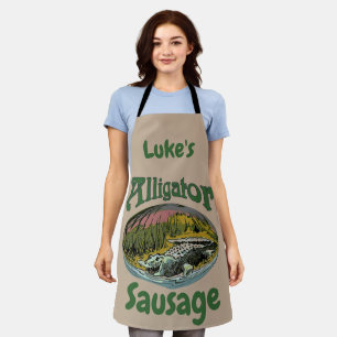 Tablier Alligator Design modifier et ajouter du texte, tab