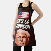 TABLIER ALLONS BRANDON TRUMP KITCHEN APRON POUR NOËL (Insitu)