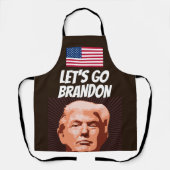 TABLIER ALLONS BRANDON TRUMP KITCHEN APRON POUR NOËL (Recto)