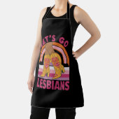 Tablier Allons faire les lesbiennes LGBTQ Pride Mois Cowgi (Insitu)