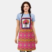 Tablier Allover Imprimer Apron Posey la chèvre (Porté)