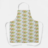 Tablier Allover Imprimer Peaches d'aire (Recto)