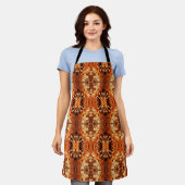Tablier Allover Print Apron Citrouille Guides (Porté)