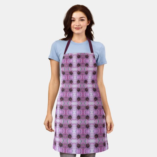 Tablier Allover Print Apron Daisy Centre (Porté)