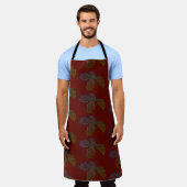 Tablier Allover Print Apron Holly Sketch (Porté)