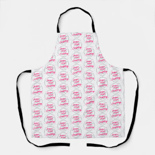 Tablier Allover Print Apron Sugar aide tout
