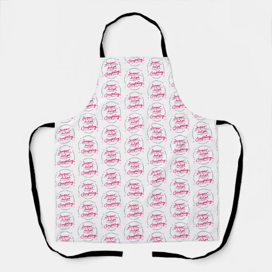 Tablier Allover Print Apron Sugar aide tout (Recto)