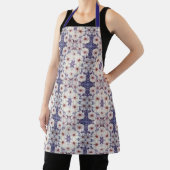 Tablier Allover Print Apron White African Daisies (Insitu)