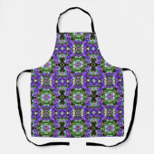 Tablier Allover Print Apron Wild Violets (Recto)