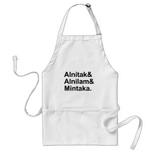 Tablier Alnitak Alnilam Mintaka   3 Étoiles de la ceinture