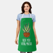 Tablier Aloe Vera (Porté)