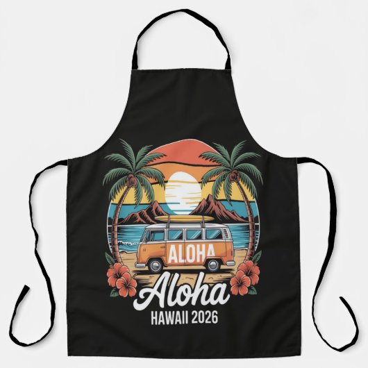 Tablier Aloha Hawaï 2026 (Recto)