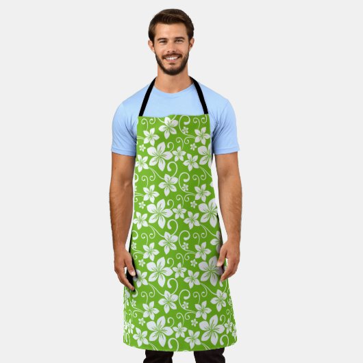 TABLIER ALOHA HAWAII (LIME) (Porté)