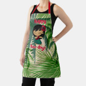 Tablier Aloha Honeys Noël Holiday Hula Girl Palm (Insitu)