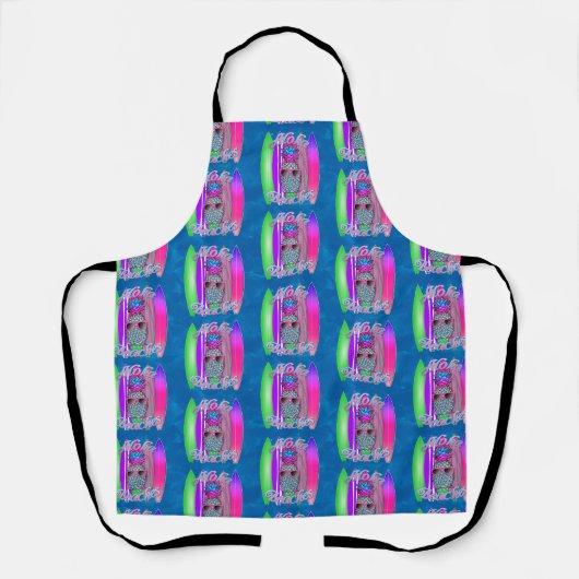 Tablier Aloha Plages Été Surf Pineapple (Recto)