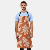 Tablier Aloha Spirit : Hibiscus-Ananas Harmonie. (Porté)