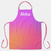 Tablier Aloha Tropical Gradient Luau Apron (Recto)